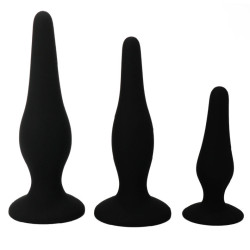 PRETTY LOVE KIT INICIACION ANAL PLUGS SILICONA