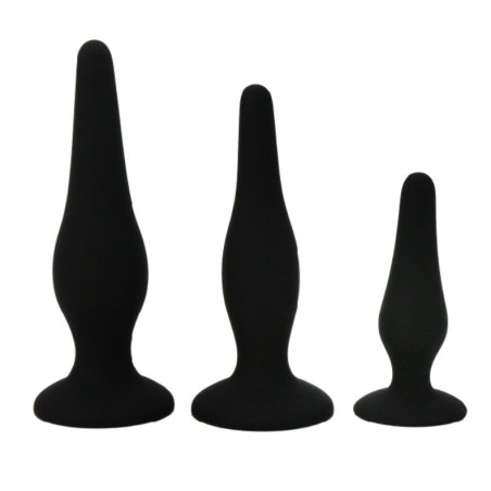 PRETTY LOVE KIT INICIACION ANAL PLUGS SILICONA