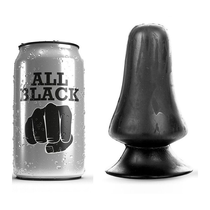 ALL BLACK ANAL PLUG 12 CM