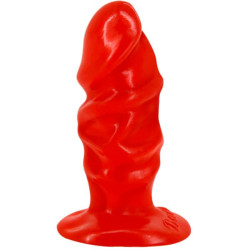 BAILE PLUG ANAL UNISEX CON VENTOSA ROJO 2