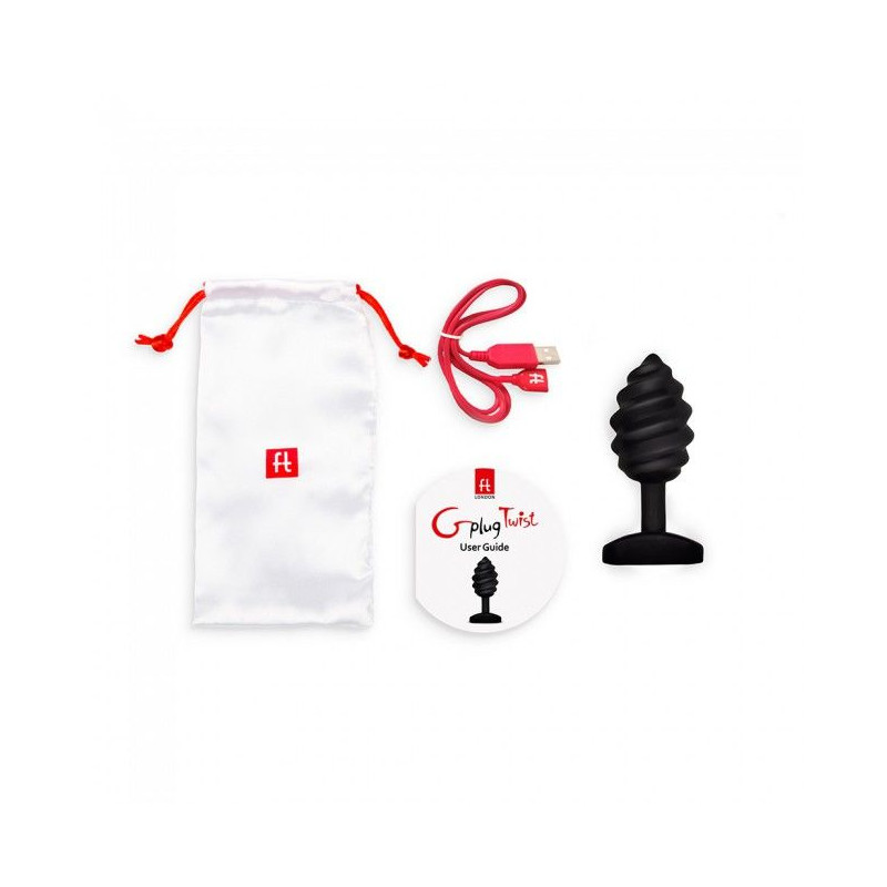G VIBE GPLUG TWIST CON VIBRACION NEGRO