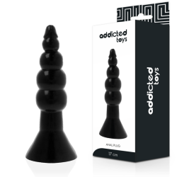 ADDICTED TOYS ANAL PLUG 17 CM NEGRO 2