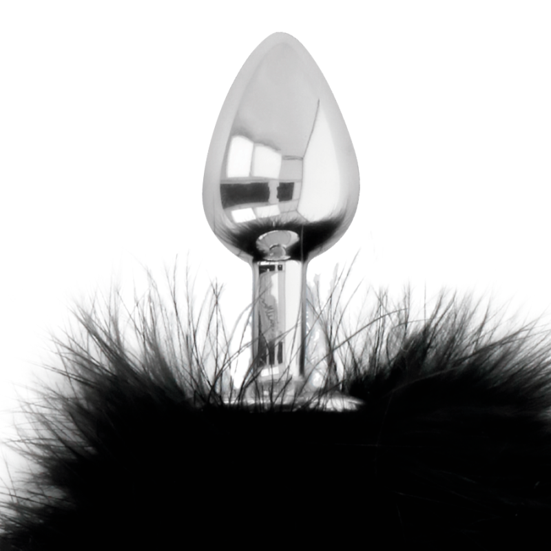 DARKNESS EXTRA BUTTPLUG ANAL CON COLA NEGRO 7 CM