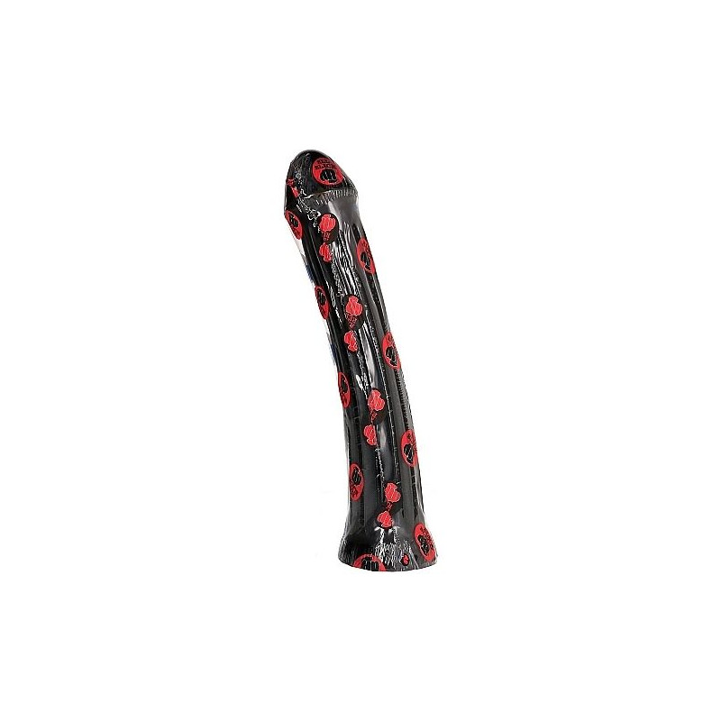 ALL BLACK PLUG DILDO 31 CM