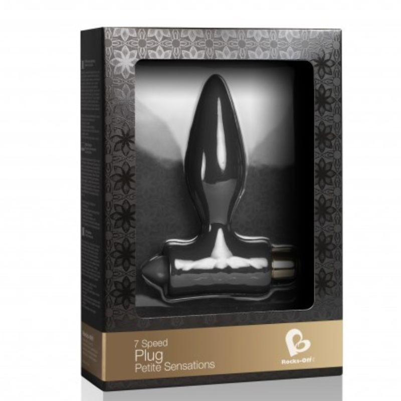 ROCKS OFF PLUG ANAL PARA PRINCIPIANTES PETITE SENSATIONS NEGRO