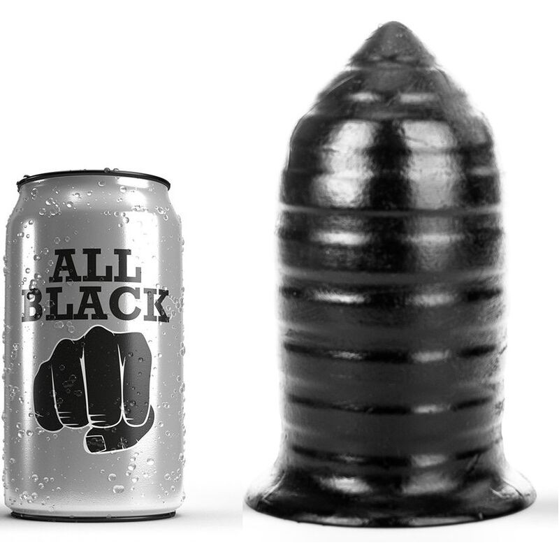 ALL BLACK ANAL PLUG 16 CM