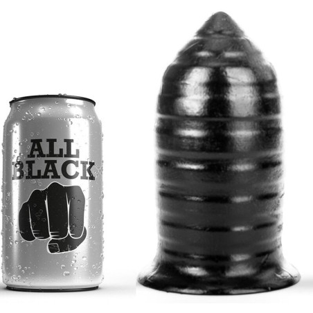 ALL BLACK ANAL PLUG 16 CM