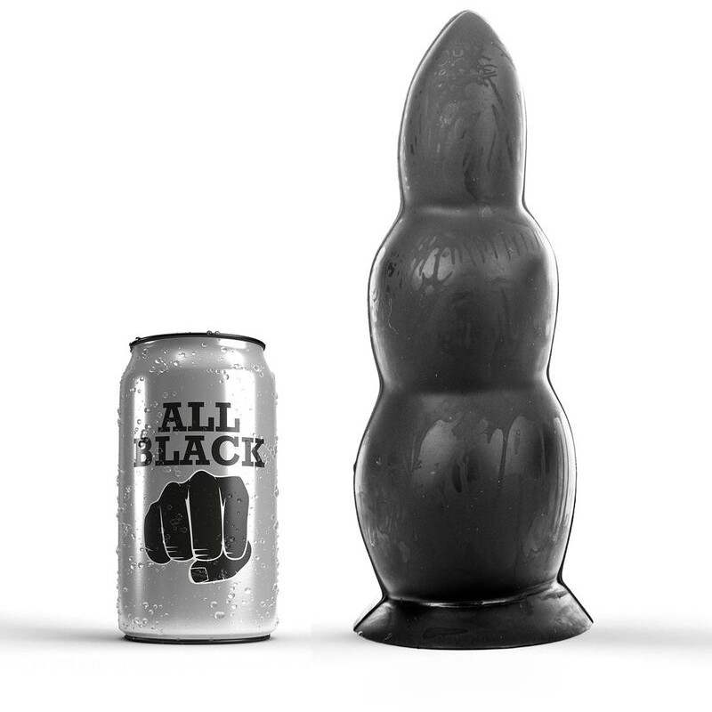 ALL BLACK ANAL PLUG 23 CM