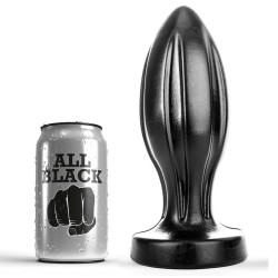 ALL BLACK ANAL PLUG 21 CM