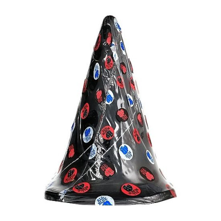 ALL BLACK PLUG TRIANGULAR 30 CM