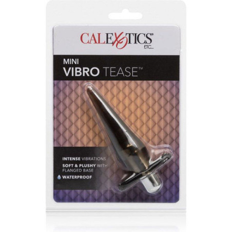 CALEXOTICS PLUG MINI VIBRO TEASE VIBRADOR NEGRO
