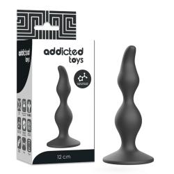 ADDICTED TOYS ANAL SEXUAL PLUG 12 CM NEGRO 2