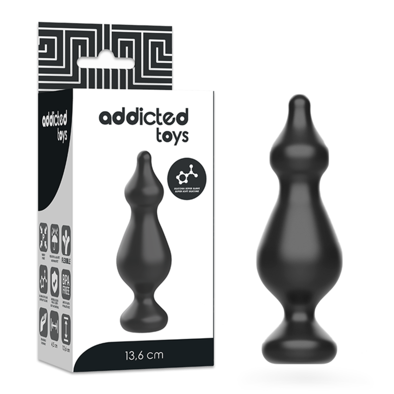 ADDICTED TOYS ANAL SEXUAL PLUG 136 CM NEGRO