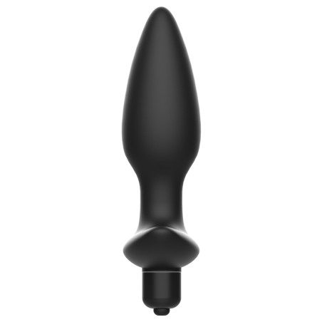 ADDICTED TOYS MASAJEADOR PLUG ANAL CON VIBRACION NEGRO