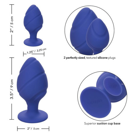 CALEXOTICS CHEEKY PLUGS ANALES LILA