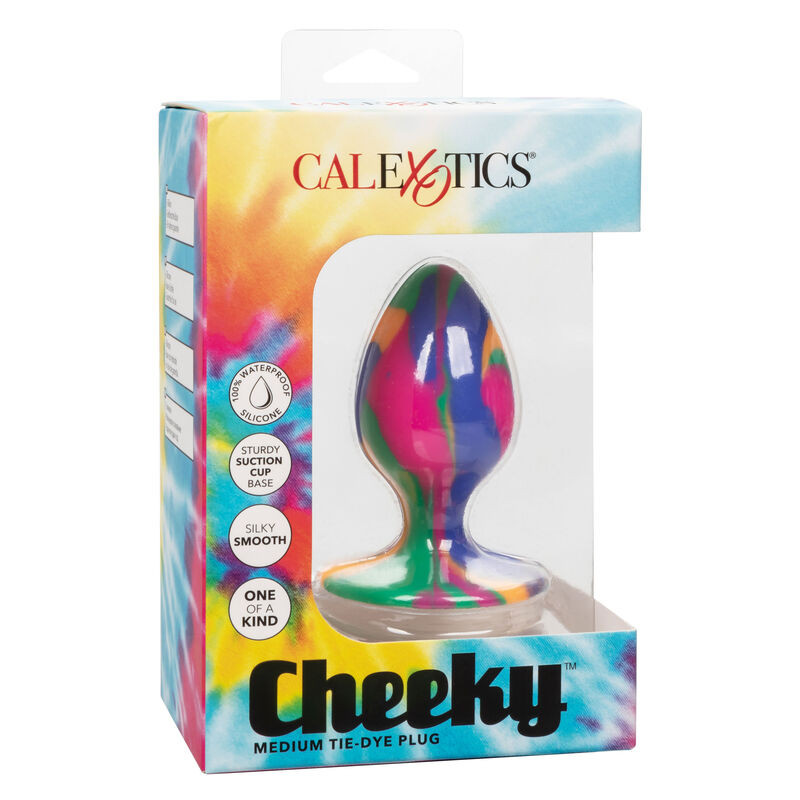 CALEXOTICS CHEEKY MEDIUM TIE DYE PLUG ANAL