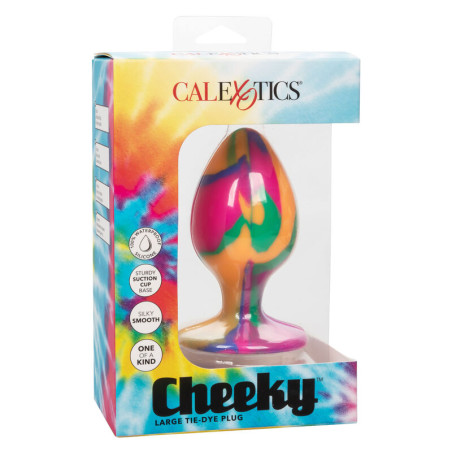 CALEXOTICS CHEEKY LARGE TIE DYE PLUG ANAL