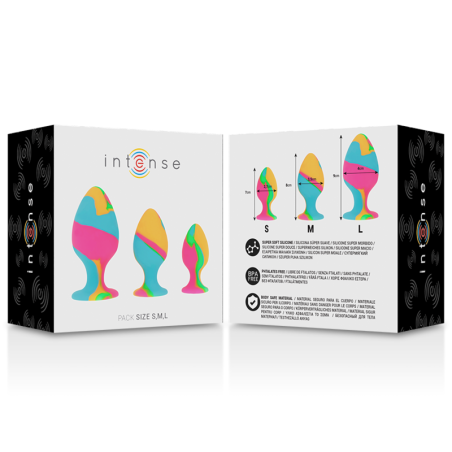 INTENSE SET PLUG SILICONA MULTICOLOR