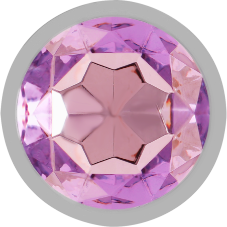 INTENSE PLUG ANAL METAL ALUMINIO CON CRISTAL VIOLETA TALLA M