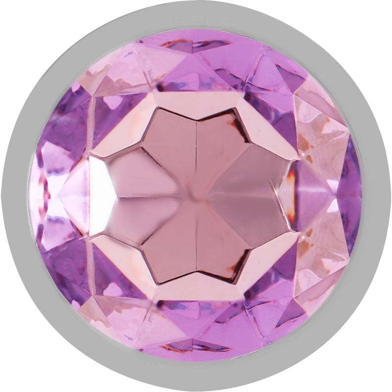 INTENSE PLUG ANAL METAL ALUMINIO CON CRISTAL VIOLETA TALLA L