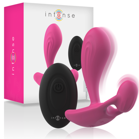 INTENSE SHELLY DUO ANAL PERINEO VAGINAL CLITORIS REMOTO ROSA