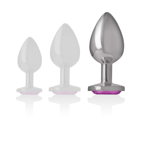 INTENSE PLUG ANAL METAL ALUMINIO CORAZON ROSA TALLA L