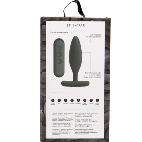 JE JOUE VESTA PLUG ANAL VIBRADOR NEGRO