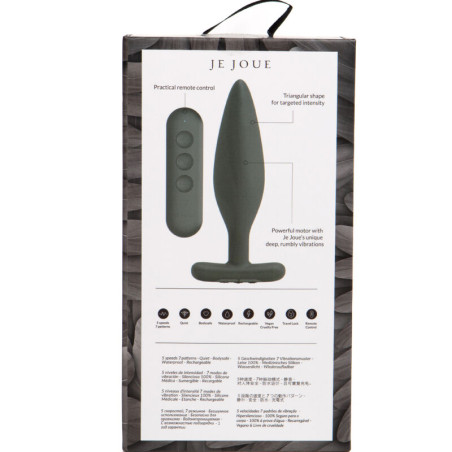 JE JOUE EGON PLUG ANAL VIBRADOR NEGRO