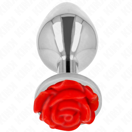 KINK PLUG ANAL ROSA ROJA TALLA L
