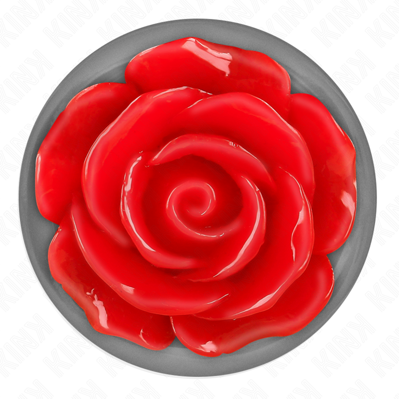 KINK PLUG ANAL ROSA ROJA TALLA L