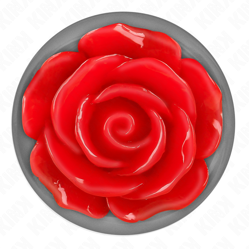 KINK PLUG ANAL ROSA ROJA TALLA M