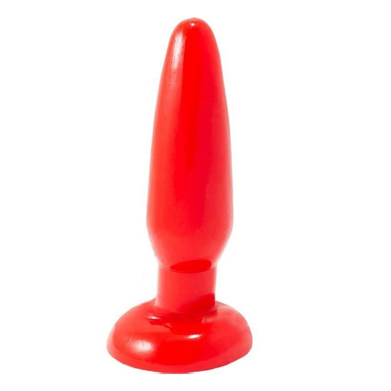 BAILE PLUG ANAL PEQUENO ROJO 15 CM