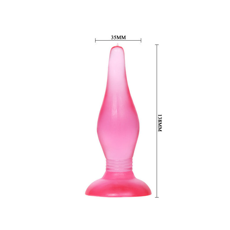 BAILE PLUG ANAL TACTO SUAVE LILA 142 CM