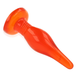 BAILE PLUG ANAL TACTO SUAVE ROJO 142 CM 2