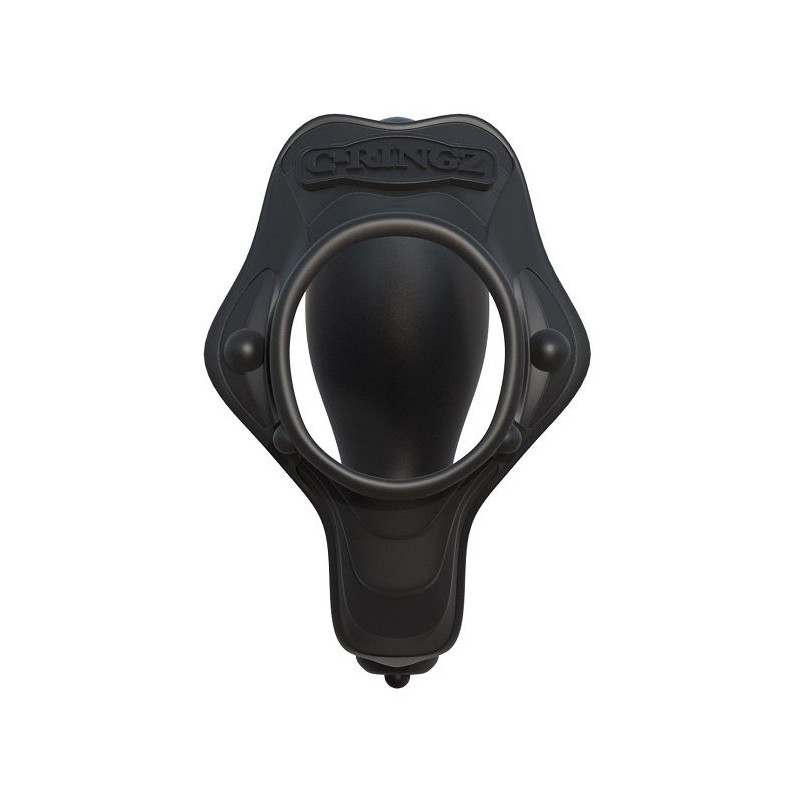 FANTASY C RINGZ ROCK HARD ANILLO POTENCIADOR CON PLUG ANAL