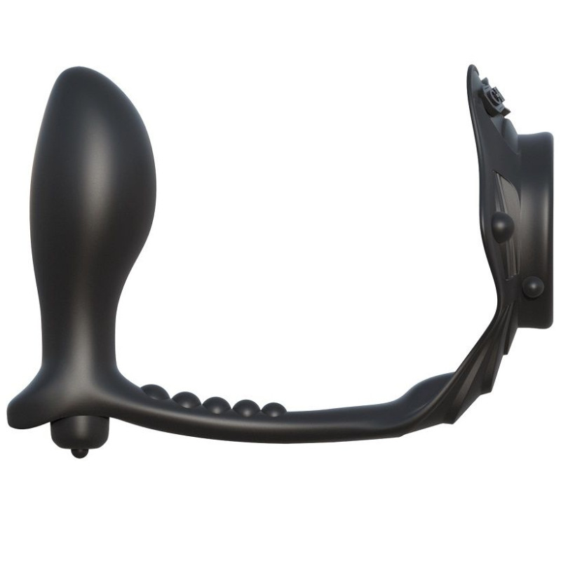 FANTASY C RINGZ ROCK HARD ANILLO POTENCIADOR CON PLUG ANAL