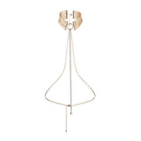 BIJOUX DESIR METALLIQUE COLLAR METLICO DORADO