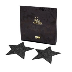 BIJOUX INDISCRETS PEZONERAS FLASH ESTRELLA NEGRO 2