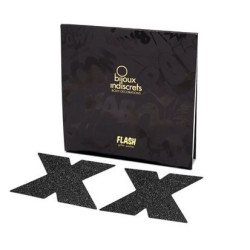 BIJOUX INDISCRETS PEZONERAS FLASH CRUZ NEGRO 2