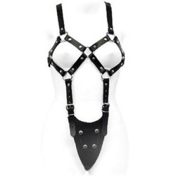 LEATHER BODY EXPOSED BODY WOMAN 2