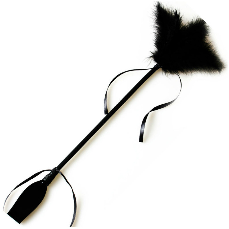 SECRETPLAY FUSTA PLUMA NEGRO