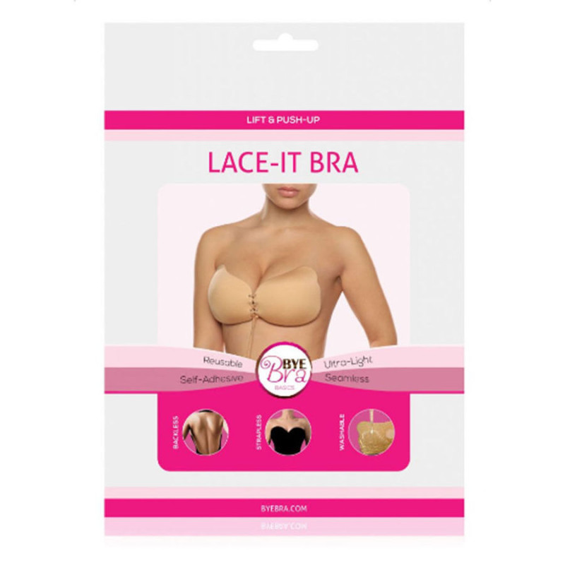 BYE BRA LACE IT REALZADOR PUSH UP BEIGE COPA B
