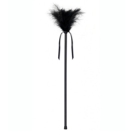 SECRETPLAY PLUMERO PLUMAS NEGRO 40 CM
