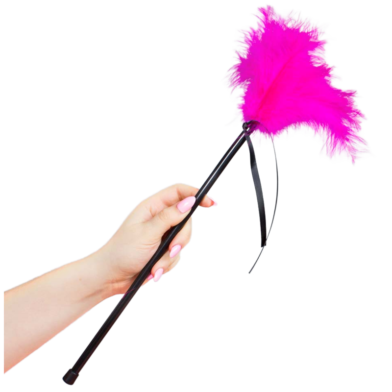 SECRETPLAY PLUMERO PLUMAS ROSA 40 CM