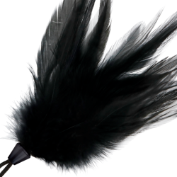 DARKNESS PLUMA ESTIMULADORA NEGRO 17 CM 2