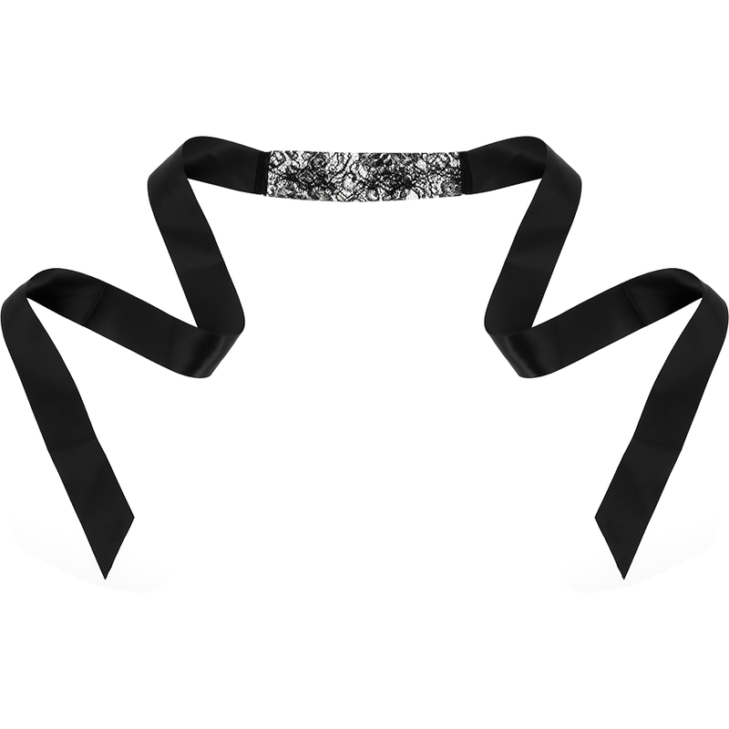 COQUETTE CHIC DESIRE ANTIFAZ ENCAJE NEGRO CINTA