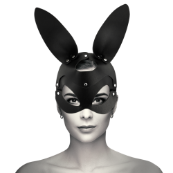 COQUETTE CHIC DESIRE MASCARA CUERO VEGANO CON OREJAS DE CONEJO 2