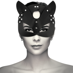 COQUETTE CHIC DESIRE MASCARA CUERO VEGANO CON OREJAS DE GATO 2