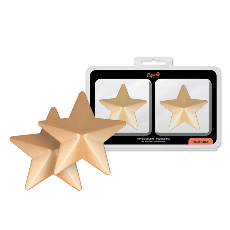 COQUETTE CHIC DESIRE CUBRE PEZONES METAL ESTRELLAS