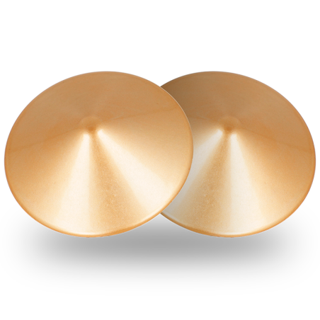 COQUETTE CHIC DESIRE CUBRE PEZONES METAL CIRCULOS DORADOS